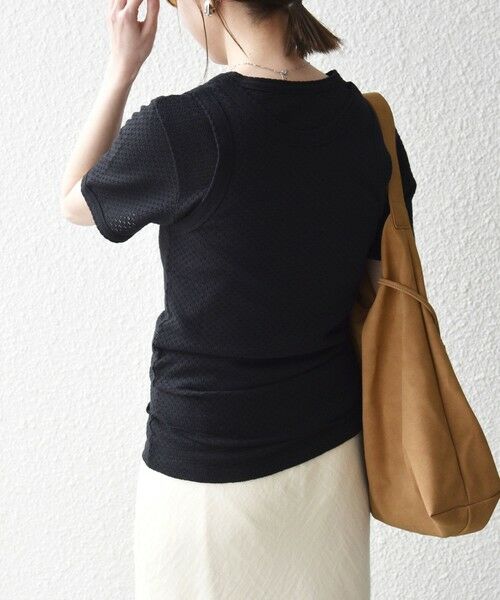 SHIPS / シップス タンクトップ | 《予約》SHIPS any:〈洗濯機可能〉透かし レース ヘンリーネック ノースリーブ タンク | 詳細30