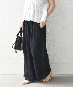 SHIPS / シップス その他パンツ | 《予約》SHIPS any:〈手洗い可能〉メッシュ ジャカード イージー ワイド パンツ