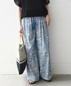 SHIPS / シップス その他パンツ | 《予約》SHIPS any:〈手洗い可能〉メッシュ ジャカード イージー ワイド パンツ