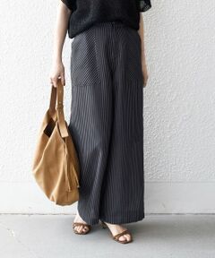 SHIPS / シップス その他パンツ | 《予約》SHIPS any: 〈洗濯機可能〉カラミ サスペンダー ワイド パンツ