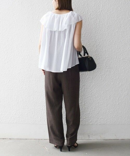 SHIPS / シップス その他パンツ | 《予約》SHIPS any:〈手洗い可能〉カルゼ セミワイド イージー パンツ | 詳細10