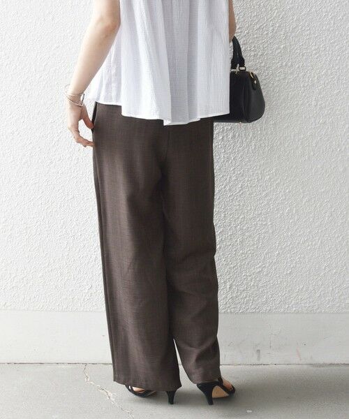 SHIPS / シップス その他パンツ | 《予約》SHIPS any:〈手洗い可能〉カルゼ セミワイド イージー パンツ | 詳細13