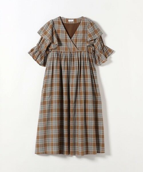 SHIPS / シップス ロング・マキシ丈ワンピース | SHIPS any:〈洗濯機可能〉コットン チェック ウエスト ギャザー ワンピース | 詳細6