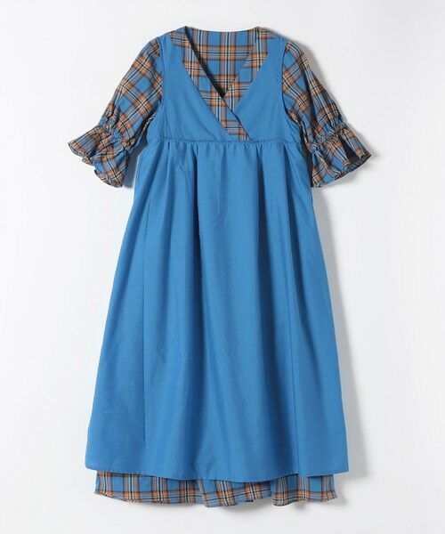 SHIPS / シップス ロング・マキシ丈ワンピース | SHIPS any:〈洗濯機可能〉コットン チェック ウエスト ギャザー ワンピース | 詳細13