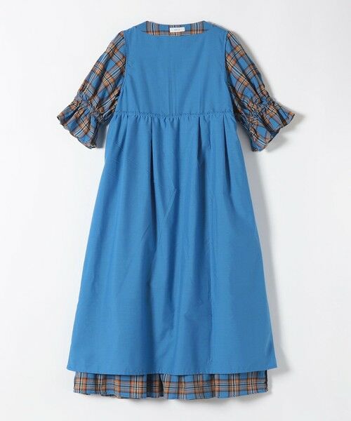 SHIPS / シップス ロング・マキシ丈ワンピース | SHIPS any:〈洗濯機可能〉コットン チェック ウエスト ギャザー ワンピース | 詳細14