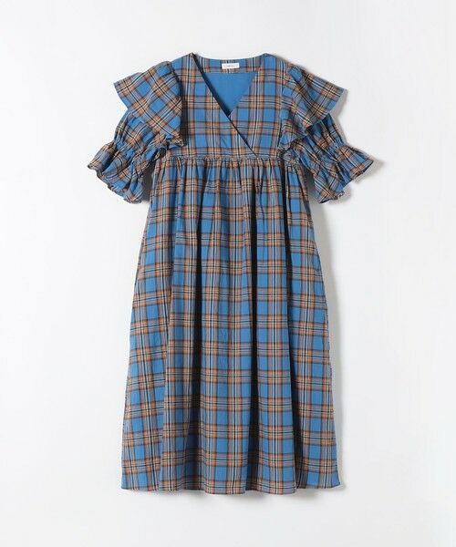 SHIPS / シップス ロング・マキシ丈ワンピース | SHIPS any:〈洗濯機可能〉コットン チェック ウエスト ギャザー ワンピース | 詳細7