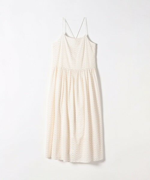 SHIPS / シップス ロング・マキシ丈ワンピース | SHIPS any:〈洗濯機可能〉ラメ ジャカード タッセル キャミ ワンピース | 詳細7