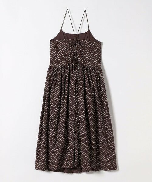 SHIPS / シップス ロング・マキシ丈ワンピース | SHIPS any:〈洗濯機可能〉ラメ ジャカード タッセル キャミ ワンピース | 詳細18