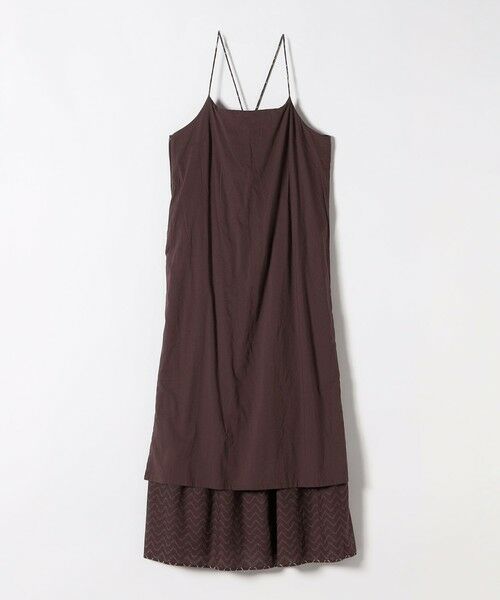 SHIPS / シップス ロング・マキシ丈ワンピース | SHIPS any:〈洗濯機可能〉ラメ ジャカード タッセル キャミ ワンピース | 詳細20