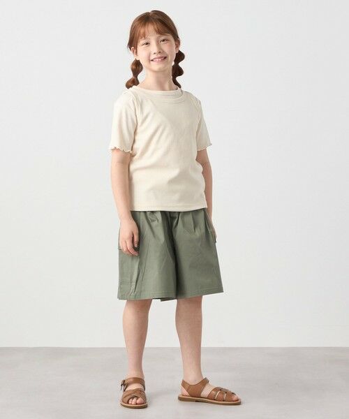 SHIPS / シップス Tシャツ | SHIPS any: リブTシャツ&タンクトップ レイヤードセット<KIDS> | 詳細1