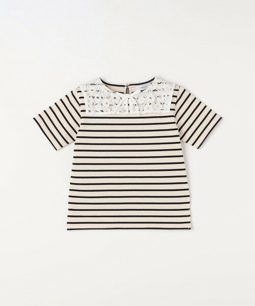SHIPS / シップス Tシャツ | SHIPS any: レース カラー リボン 半袖 Tシャツ<KIDS> | 詳細6