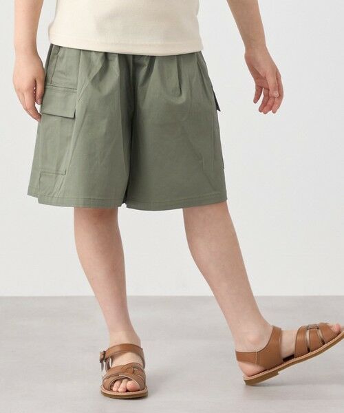 SHIPS / シップス ショート・ハーフ・半端丈パンツ | SHIPS any: カーゴ キュロット パンツ<KIDS> | 詳細19
