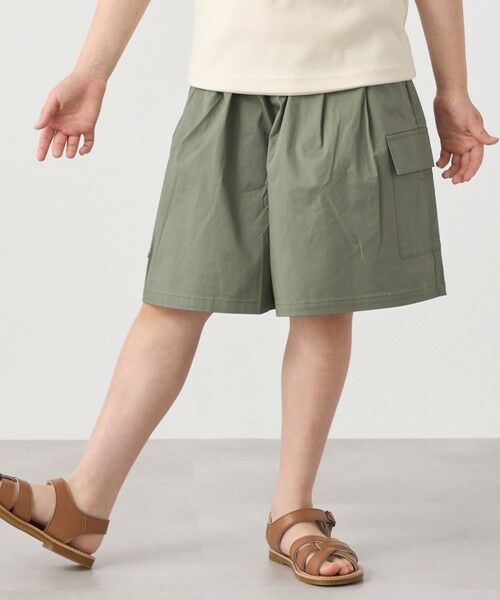 SHIPS / シップス ショート・ハーフ・半端丈パンツ | SHIPS any: カーゴ キュロット パンツ<KIDS> | 詳細18