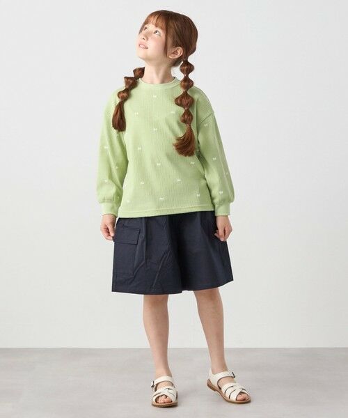 SHIPS / シップス ショート・ハーフ・半端丈パンツ | SHIPS any: カーゴ キュロット パンツ<KIDS> | 詳細24