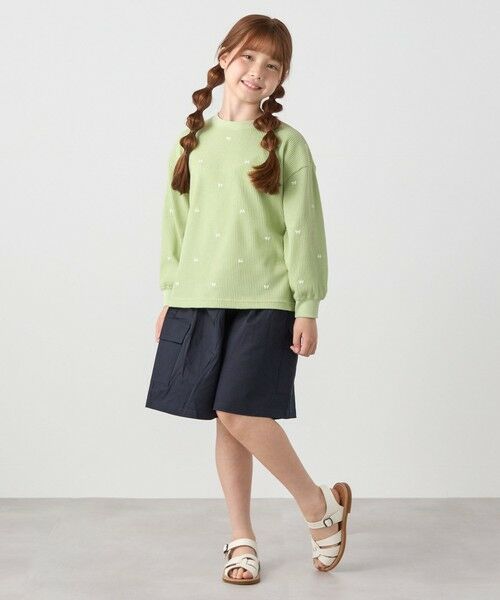 SHIPS / シップス ショート・ハーフ・半端丈パンツ | SHIPS any: カーゴ キュロット パンツ<KIDS> | 詳細25