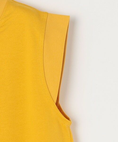 SHIPS / シップス ロング・マキシ丈ワンピース | SHIPS any: ヘンリーネック ノースリーブ Tシャツ ワンピース<KIDS> | 詳細21
