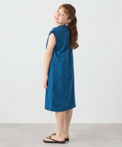 SHIPS / シップス ロング・マキシ丈ワンピース | SHIPS any: ヘンリーネック ノースリーブ Tシャツ ワンピース<KIDS> | 詳細27