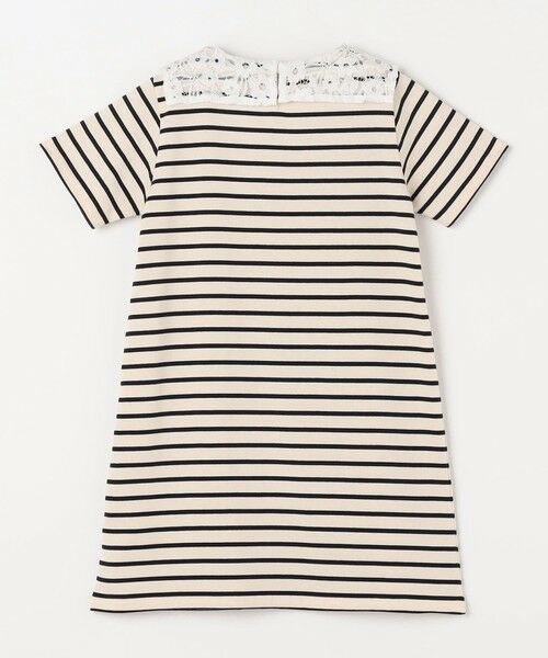 SHIPS / シップス ミニ丈・ひざ丈ワンピース | SHIPS any: レース カラー リボン 半袖 Tシャツ ワンピース <KIDS> | 詳細8