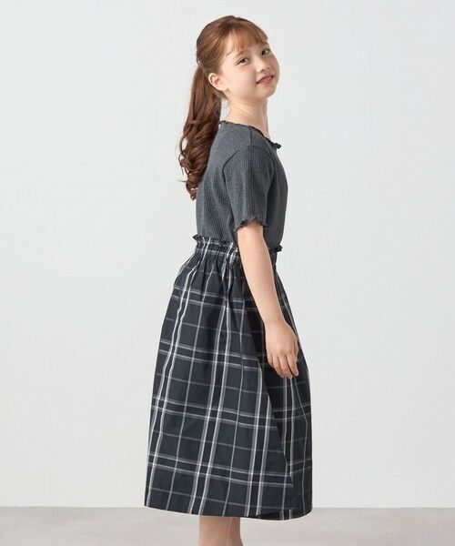 SHIPS / シップス ロング・マキシ丈ワンピース | SHIPS any: チェック柄 ドッキング ワンピース<KIDS> | 詳細5