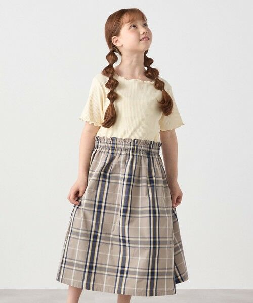 SHIPS / シップス ロング・マキシ丈ワンピース | SHIPS any: チェック柄 ドッキング ワンピース<KIDS> | 詳細12