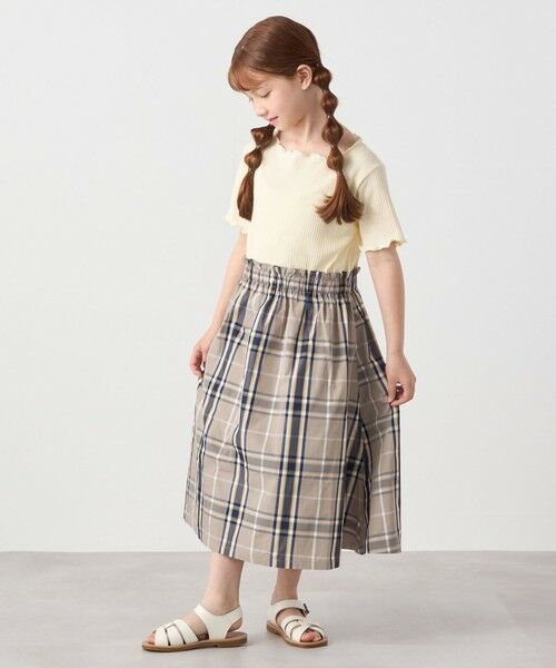 SHIPS / シップス ロング・マキシ丈ワンピース | SHIPS any: チェック柄 ドッキング ワンピース<KIDS> | 詳細8