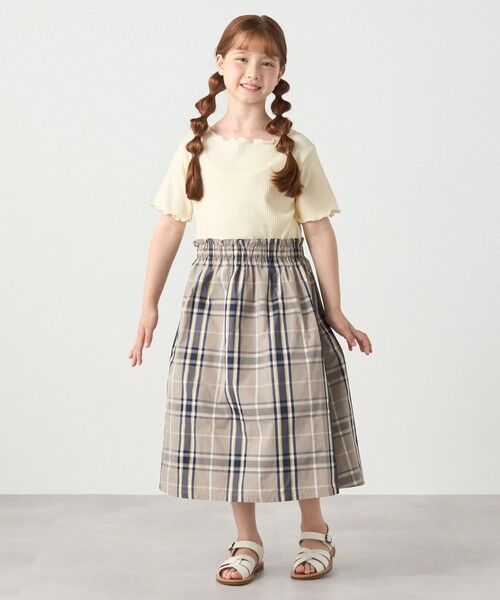 SHIPS / シップス ロング・マキシ丈ワンピース | SHIPS any: チェック柄 ドッキング ワンピース<KIDS> | 詳細9