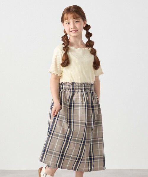 SHIPS / シップス ロング・マキシ丈ワンピース | SHIPS any: チェック柄 ドッキング ワンピース<KIDS> | 詳細10