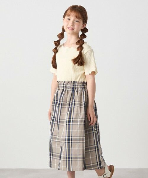 SHIPS / シップス ロング・マキシ丈ワンピース | SHIPS any: チェック柄 ドッキング ワンピース<KIDS> | 詳細11
