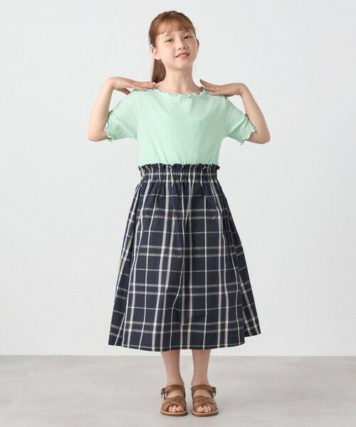 SHIPS / シップス ロング・マキシ丈ワンピース | SHIPS any: チェック柄 ドッキング ワンピース<KIDS> | 詳細22
