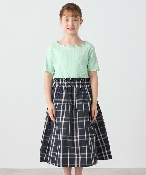 SHIPS / シップス ロング・マキシ丈ワンピース | SHIPS any: チェック柄 ドッキング ワンピース<KIDS> | 詳細24