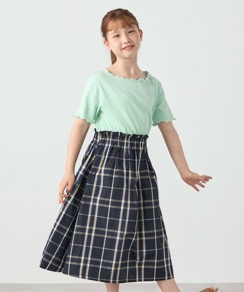SHIPS / シップス ロング・マキシ丈ワンピース | SHIPS any: チェック柄 ドッキング ワンピース<KIDS> | 詳細26