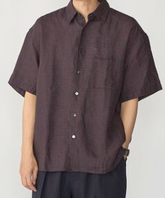 SHIPS / シップス シャツ・ブラウス | SHIPS: リネン チェック リラックス ショートスリーブ シャツ