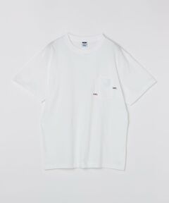 SHIPS / シップス Tシャツ | 【WEB限定】SHIPS: WマイクロSHIPSロゴ ポケット Tシャツ