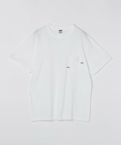 SHIPS / シップス Tシャツ | 【WEB限定】SHIPS: WマイクロSHIPSロゴ ポケット Tシャツ | 詳細4