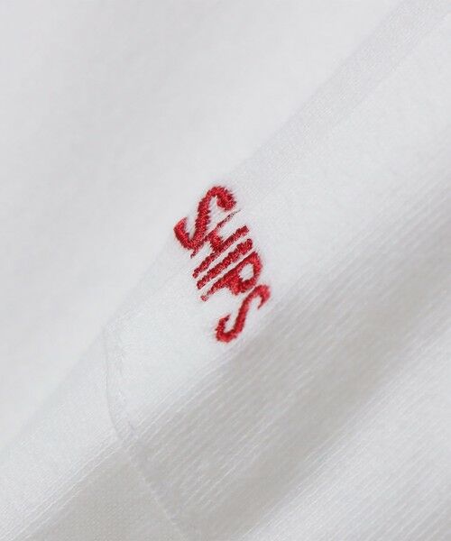 SHIPS / シップス Tシャツ | 【WEB限定】SHIPS: WマイクロSHIPSロゴ ポケット Tシャツ | 詳細9