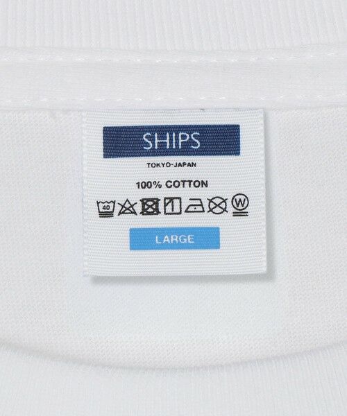 SHIPS / シップス Tシャツ | 【WEB限定】SHIPS: WマイクロSHIPSロゴ ポケット Tシャツ | 詳細10