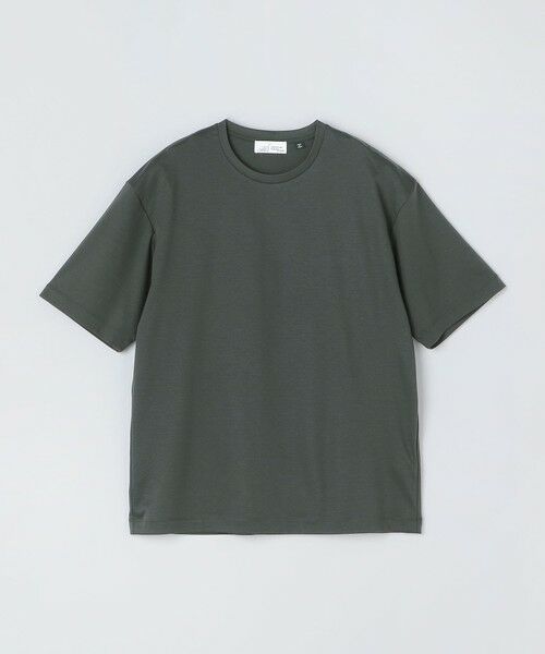 SHIPS / シップス Tシャツ | SHIPS: I Cottoni di Albini クルーネック スムース ショートスリーブ Tシャツ（ダークグレー）