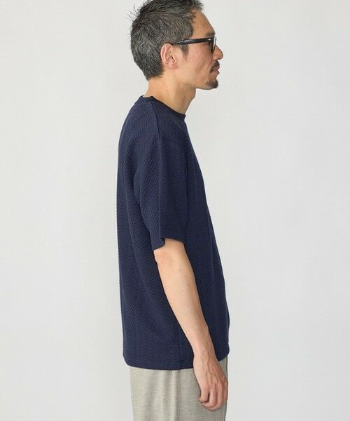 SHIPS / シップス Tシャツ | SHIPS: 膨れジャカード ショートスリーブ Tシャツ | 詳細22