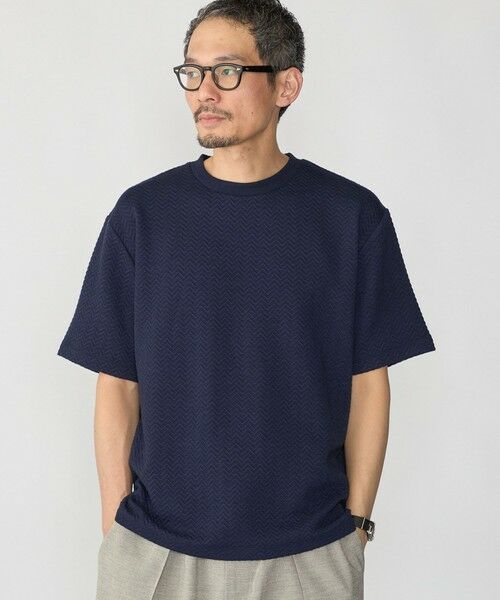 SHIPS / シップス Tシャツ | SHIPS: 膨れジャカード ショートスリーブ Tシャツ | 詳細19