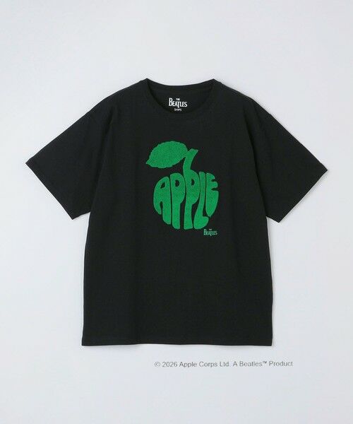 SHIPS / シップス Tシャツ | SHIPS: THE BEATLES ショートスリーブ ロゴ Tシャツ(ブラック)
