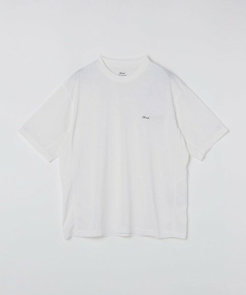 SHIPS / シップス Tシャツ | NANGA: DRY MIX PIVOT SLEEVE TEE（ホワイト）
