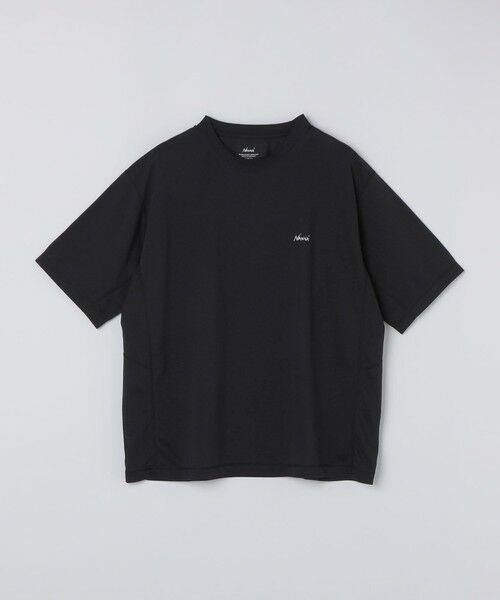 SHIPS / シップス Tシャツ | NANGA: DRY MIX PIVOT SLEEVE TEE（ブラック）