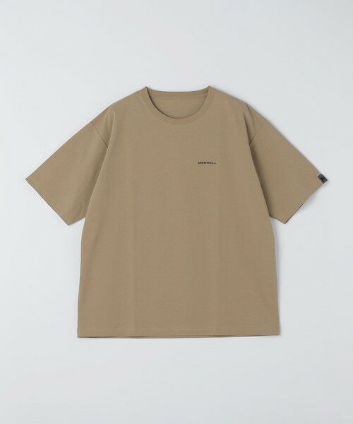 SHIPS / シップス Tシャツ | 【SHIPS別注】MERRELL: コントゥア ライン Tシャツ(カーキ)