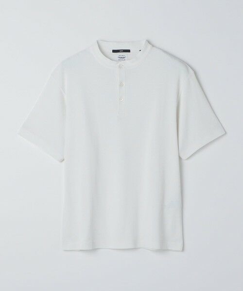 SHIPS / シップス Tシャツ | SHIPS:〈UVカット/遮熱/吸水速乾〉BODYSHELL(R) EX ヘンリーネック Tシャツ | 詳細1