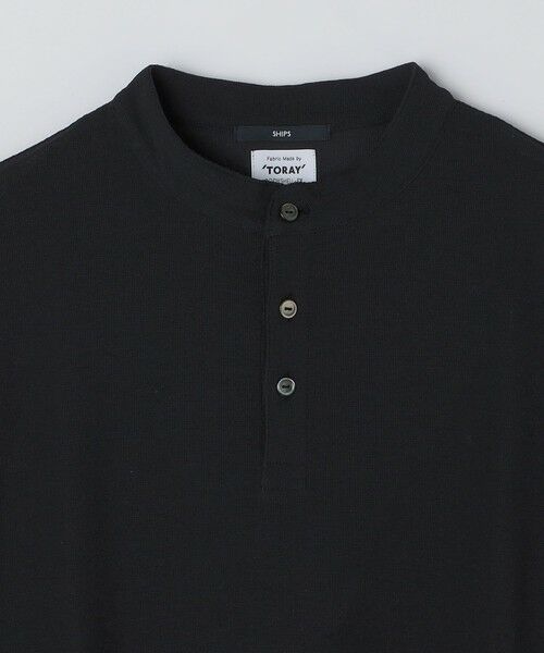 SHIPS / シップス Tシャツ | SHIPS:〈UVカット/遮熱/吸水速乾〉BODYSHELL(R) EX ヘンリーネック Tシャツ | 詳細7