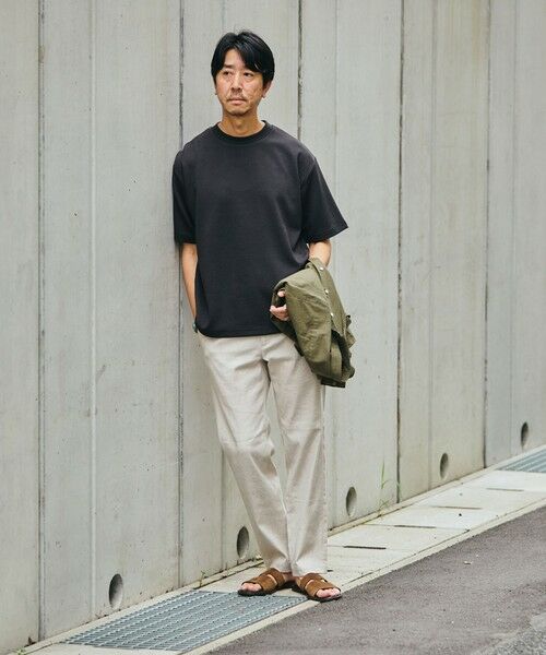 SHIPS / シップス Tシャツ | SHIPS: ハウンドトゥース 膨れ ジャカード ショートスリーブ Tシャツ | 詳細7