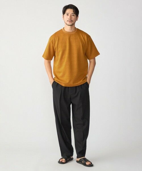 SHIPS / シップス Tシャツ | SHIPS: ハウンドトゥース 膨れ ジャカード ショートスリーブ Tシャツ | 詳細10