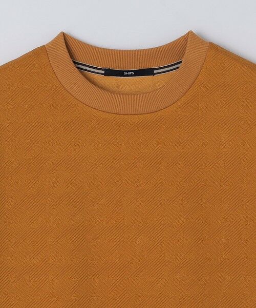 SHIPS / シップス Tシャツ | SHIPS: ハウンドトゥース 膨れ ジャカード ショートスリーブ Tシャツ | 詳細17