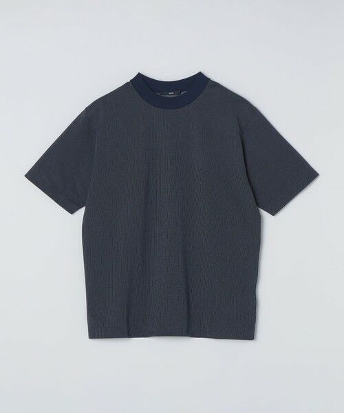 SHIPS / シップス Tシャツ | SHIPS: MADE IN JAPAN ライト バーズアイ Tシャツ(ネイビー)