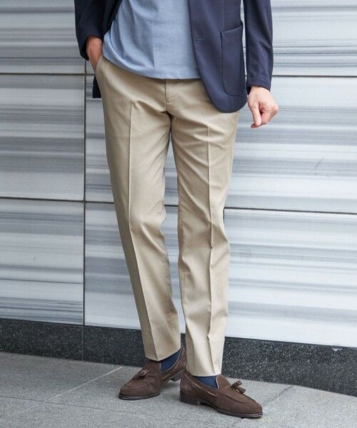 SHIPS / シップス その他パンツ | SHIPS:〈FUNCTION〉COOLMOTION(R) メッシュ サイドシャーリング スラックス（カーキ）